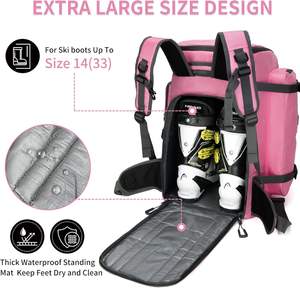 2025 <b>Lightweight</b> Large Duffle Travel Bag 65L Ski <b>Boot</b> Bag 1680D Nylon Waterproof Padded Ski <b>Boot</b> Backpack - Product Image 6