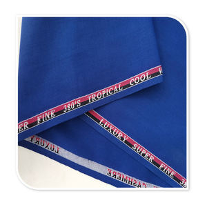 Costume en tissu sergé TR pour hommes Viscose/Polyester 70/30 210 G/M Lisière anglaise de poids moyen Vente en gros pour uniformes et vêtements pour garçons - Product Image 4