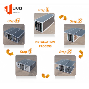 Maison préfabriquée de luxe de 40 pieds pliable et extensible Maison mobile modulaire de 3 chambres à coucher avec salle de bain complète pour USA Resort - Product Image 4