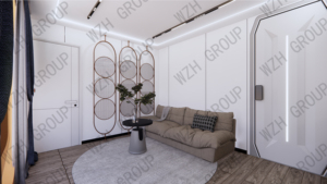 Fertighaus Günstige <span class=keywords><strong>Hotel</strong></span> konstruieren kleine Häuser Luxus moderne tragbare Gebäude Stahl konstruktion Wohnung - Product Image 4