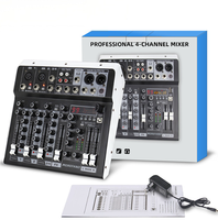 Mixer Audio Profesional Seri CS 4/6/8 Kanal USB, Layar & Efek untuk Siaran Langsung dan Pertunjukan Panggung