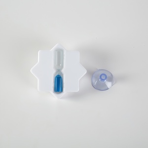 Minuteur de douche rotatif étanche fait main, design goutte d'eau octogonal mignon, minuteur à sable de 5 <span class=keywords><strong>minutes</strong></span> pour salle de bain et brossage des <span class=keywords><strong>dents</strong></span> des enfants - Product Image 4