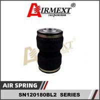 SN120180BL2/Fit Airforce coilover (pas de filetage M50 * 2) suspension pneumatique ressort pneumatique en caoutchouc à Double convolute/choc airbag
