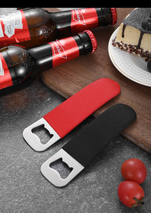 Promotional Custom Logo Zinc Alloy Modern Flat Bottle Cap <b>Opener</b> with Magnet Durable Wedding Gift Wholesale China Supplier - Product Image 5