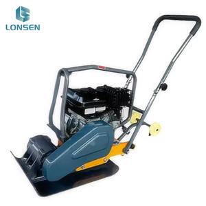 60KG Lonsen C60T Vibratory Plate Asphalt & Earth <b>Compactor</b> with Gasoline Engine Walk-behind Design High Load Moment - Product Image 2