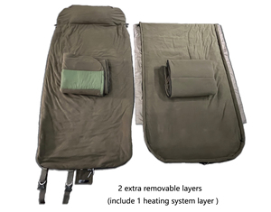 Sac de couchage Oxford pour lit de camping, le plus chaud avec 2 couches amovibles supplémentaires et système de chauffage - Product Image 5