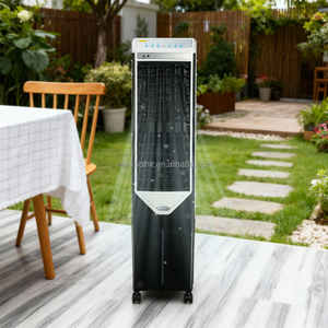 ราคาขายส่ง พัดลมคู่ 4000 ลูกบาศก์เมตรต่อชั่วโมง เครื่องทำความเย็นแบบระเหยสำหรับบ้าน พัดลมทำความเย็น รับผลิตแบบ OEM ODM สั่งซื้อจำนวนมาก - Product Image 1