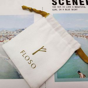 Custom Size Twill Cotton Handbag Shoes <b>Gift</b> Packaging 100% Cotton Drawstring Dust Bags - Product Image 3