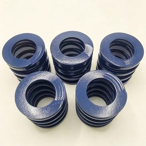 Vente en gros de ressorts hélicoïdaux métalliques personnalisés, ressorts de compression en acier, ressorts hélicoïdaux robustes en acier avec extrémités plates pour ressorts hélicoïdaux - Product Image 1