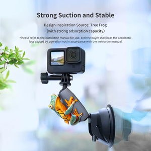 Soporte Plegable para Cámara de Acción <span class=keywords><strong>GoPro</strong></span> <span class=keywords><strong>Hero10</strong></span>, Ventosa para Parabrisas, Soporte para Ventana con Rotación de 360 Grados para Cámaras de Teléfono - Product Image 5