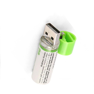 USB sạc Ni MH Pin <span class=keywords><strong>Lithium</strong></span> <span class=keywords><strong>AA</strong></span> 1.2V 1450mAh cho bàn chải đánh răng điện máy ảnh đồ chơi Microphone Chuột - Product Image 1