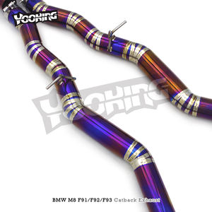 <span class=keywords><strong>Tuning</strong></span> Performance Titanium Catback para <span class=keywords><strong>BMW</strong></span> <span class=keywords><strong>M8</strong></span> F91/F92/F93 4,4 T 2017-2023 Racing Sport Car tubo de escape Valvetronic silenciador - Product Image 3