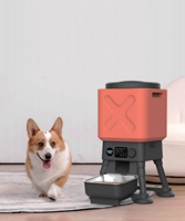 Distributeur automatique de nourriture pour animaux USMILEPET avec caméra, 14L, distributeur de nourriture pour chats programmable, bol en acier inoxydable, contrôle par application
