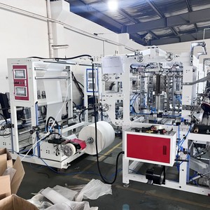 เครื่องทำถุงซิป Hongtong รุ่น RHT-800 แบบอัตโนมัติเต็มรูปแบบ ปิดผนึกขอบ พลาสติก พิมพ์หลายสี ผลิตในจีน - Product Image 2