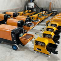 Machine à projeter du ciment diesel efficace, pulvérisateur, pistolet à béton réfractaire, machine à béton projeté, machine à projeter du mortier de ciment