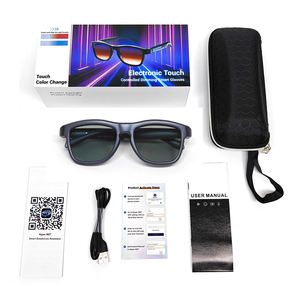 Lunettes de soleil intelligentes 2026 JS-22pro avec verres électrochromiques, appels Bluetooth, musique, traduction IA et audio intelligent pour les professionnels - Product Image 2