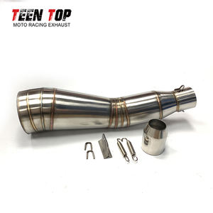 Silencieux d'échappement en acier inoxydable Teentop pour Yamaha MT07/FZ07/XTRIBUTE/XSR700 R6 <span class=keywords><strong>R1</strong></span> silencieux d'échappement de moto universel - Product Image 4