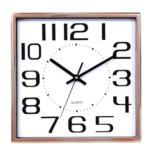 11 ''Hot Bán Hiện Đại Tùy Chỉnh Thiết Kế Vuông Im Lặng Tiếng Ả Rập Đồng Hồ Treo Tường - Product Image 1