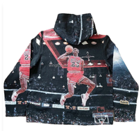 Personnalisable hommes surdimensionné tapisserie tissu col rond pull brodé support tissé pour printemps automne saison à la mode Anime