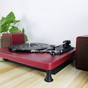 Goka RP12 Thiết Kế Ban Đầu 3 Tốc Độ Turntable Vinyl Ghi Lại Máy Nghe Nhạc Với 2 Loa - Product Image 2