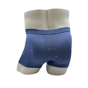 Erkek pamuk külot Boxer pantolon nefes orta-bel gençlik U dışbükey iç çamaşırı boksörler - Product Image 4