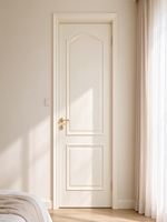 Ensemble de portes pré-assemblées en MDF, porte intérieure complète en MDF avec architrave pour bâtiment commercial