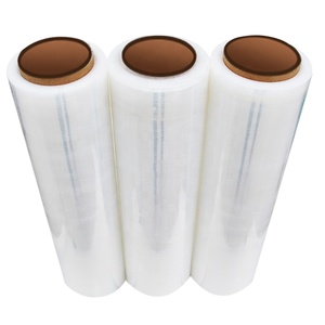 <b>Pallet</b> <b>Wrap</b> Film Adhesive Lldpe Roll Hand Stretch Film - Product Image 1
