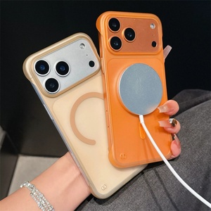 Matte Shockproof Anti-fingerprint Tpu Phone <b>case</b> for iphone 17 16 <b>Wireless</b> <b>Charge</b>,for iphone 17 Pro Max <b>case</b> Thin Matte - Product Image 2
