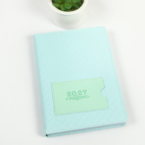 Agenda personnalisé pour filles 2027, agenda quotidien mignon et élégant, carnet de poche rose A5, agenda annuel de 365 jours en espagnol et en anglais - Product Image 5