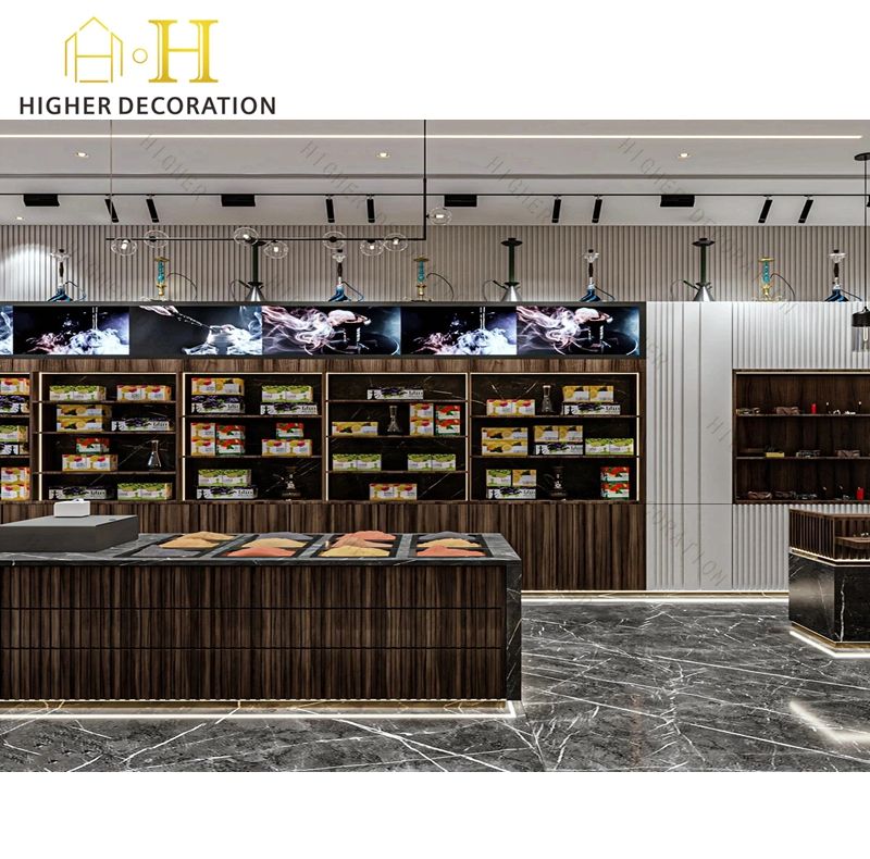 Boutique Cigar Humidor Display Cabinet Laminated Glass Cigar showcase ...