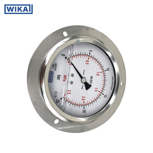 Manomètre Wika 100 mm 0 à 100 Mpa à bride axiale industriel EN837-1 - Product Image 1
