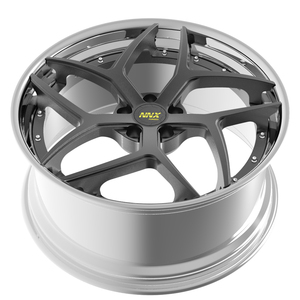 Jantes de voiture personnalisées en aluminium 6061 forgé de 17, 18, 19, 20, 21, 22, 23, 24 pouces, PCD 5*100 mm, polies, couleurs personnalisées - Product Image 1