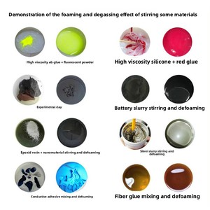 Desespumante al vacío de 300ml para laboratorio, mezclador planetario, desespumante para pegamento, resina, lechada, silicona, tinta, recubrimientos y agitación - Product Image 2