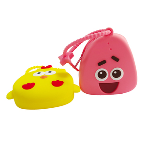 Custom Waterproof Silicone Cartoon <b>Coin</b> <b>Purse</b> for Kids Cartoon Cute Earphone Storage Bag Gift Keychain - Product Image 5