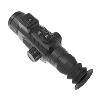 Lunette thermique 256x192 avec vision nocturne, imagerie infrarouge, grossissement 12x, 7 niveaux de luminosité et portée de 1800 m pour la chasse