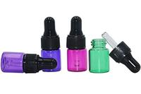 En Stock Flacon Compte-Gouttes en Verre Givré Transparent 1ml 2ml 3ml 5ml Mini Flacon Testeur Échantillon Fiole en Verre avec Bouchon Compte-Gouttes Or Rose