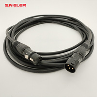 Câble audio XLR blindé en cuivre nu 3 broches, 1M, 1.5M, 2M, 3M, 5M, avec connecteurs XLR mâle-femelle, vente en gros