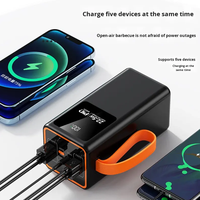 Batterie externe portable intelligente personnalisée haute capacité 30000 mAh, charge rapide, entrée Type-C, sortie USB/DC, écran LED, 22,5 W, Li-Polymère