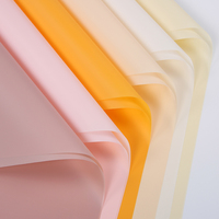 Ribest Papier d'emballage de fleurs en gros de fleuriste en plastique étanche pour bouquets d'emballage de roses cadeaux