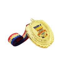 Médaille d'honneur personnalisée Médaille d'or pour la réussite scolaire Jiu Jitsu Médaille de danse Sports personnalisés Médaille de cyclisme