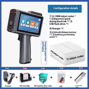 Nhôm Bền Cầm Tay Ngày Sản Xuất Hàng Loạt Số Mã Vạch Cảm Ứng Tự Động Máy In Phun Mã Hóa Máy - Product Image 6