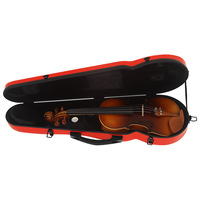 IRIN 4/4 Size Carbon Fiber Violin Case with Double Shoulder Strap Ultra-Light Waterproof Backpack for Stringed Instruments