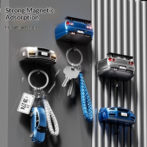 GTR Retro <span class=keywords><strong>Style</strong></span> Auto Decoratie Sleutelhangerhouder met Licht Wandmontage Autohaak - Product Image 3