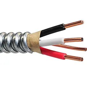 open and sealed wiring conduit wiring copper conductor MC Cables AC90 cable CUL certificate UL certificate 600V 0.6-1 kv