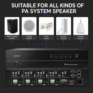 Amplificador de sonido <span class=keywords><strong>amplificateur</strong></span> professionnel multizone 8 canaux <span class=keywords><strong>amplificateur</strong></span> audio multizone 4 zones <span class=keywords><strong>wifi</strong></span> alexa google - Product Image 4
