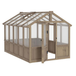 <span class=keywords><strong>Invernadero</strong></span> para Plantas y Flores de Fácil Montaje, con Marco de Madera y Metal Ecológico y Techo Ventilado de Policarbonato - Product Image 1