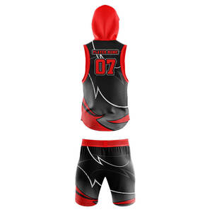 Uniforme de Fútbol Profesional Personalizado para Adultos, Nombre del Equipo 7v7, Conjunto de Uniforme sin Mangas, Impresión por Transferencia de Calor, Poliéster/Algodón Transpirable - Product Image 2