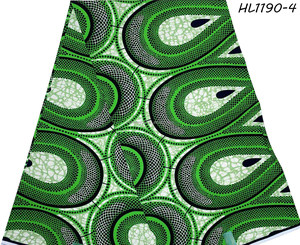 Nigeria Thời Trang <span class=keywords><strong>2025</strong></span> Thiết Kế Mới Phi Sáp Bất Sáp Ren In khố Vải 6 Yards Ren 100% Cotton Bền Vững - Product Image 6