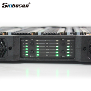 Sinbosen-Amplificador de Potencia Profesional Studio Master, 2Ohm, 4 Canales, 4x2000W, 2 Unidades - Product Image 5