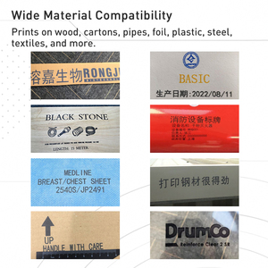 เครื่องปริ้นเตอร์อิงค์เจ็ทขนาดเล็กแบบอัจฉริยะพกพาขนาด50มม. สำหรับกล่องโลหะไม้รหัสโลโก้วันที่ - Product Image 6